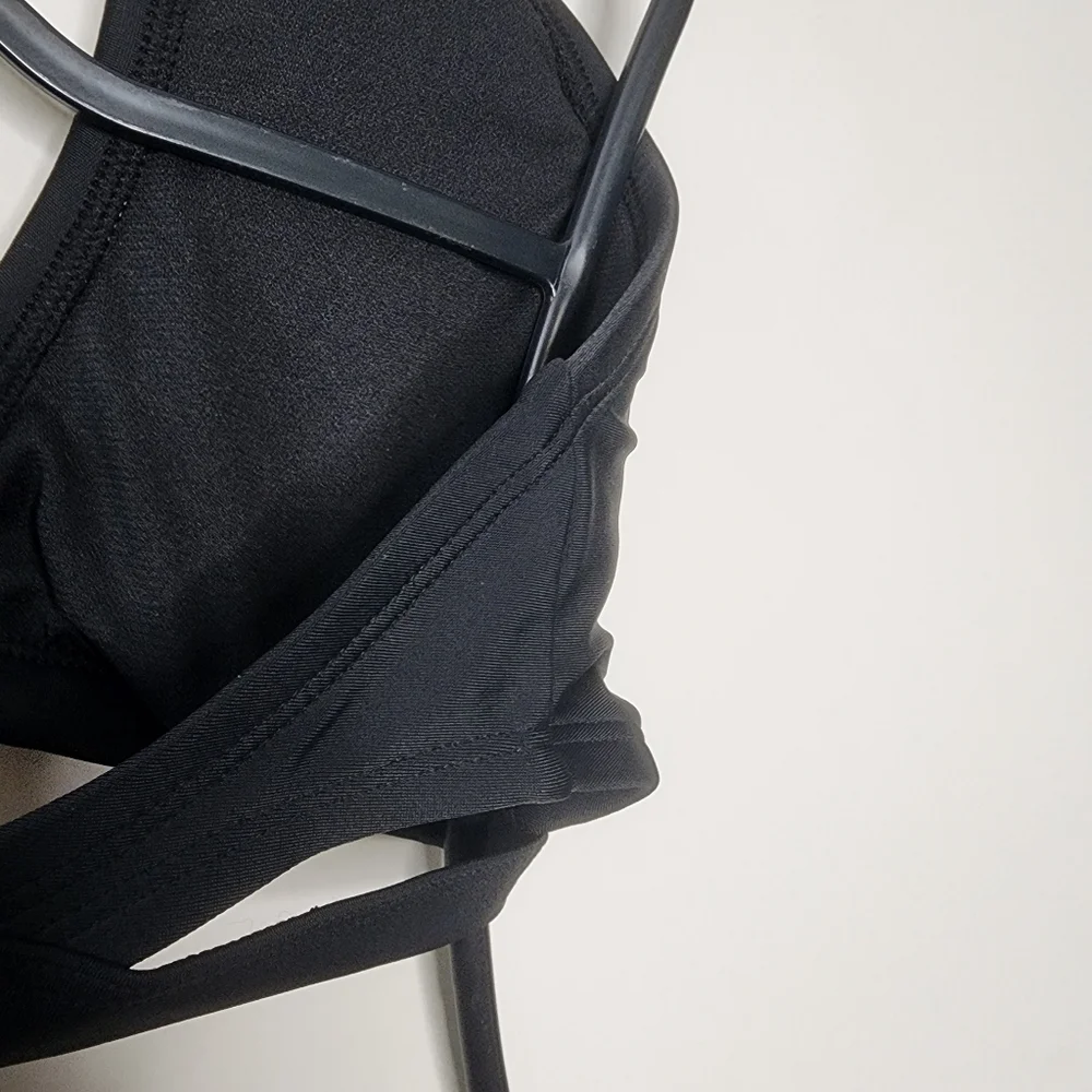 Adore‎ Me Black Strappy Bikini Top M